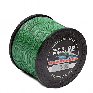 Pletená šňůra SUPER STRONG 100 m zelená