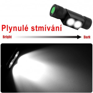 Čelová svítilna Bestsuni LED SST40 1200 lm USB dobíjecí