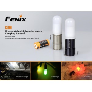 Kapesní lucerna Fenix CL09 R+G 200lm až 150 hodin