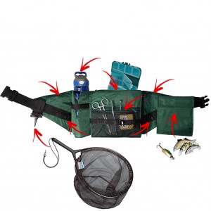 Rybářská taška Spin zelená