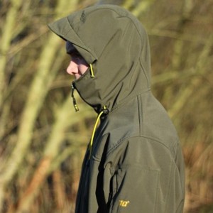 Bunda Tactic Carp Softshell olive green with drill-bag