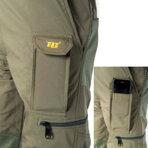 Kalhoty rybářské Tactic Carp Softshell olive green