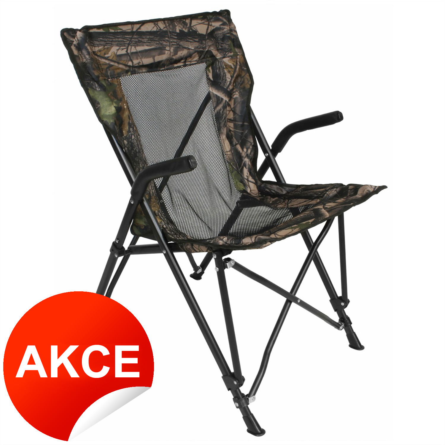Skládací židle Eurocatch Outdoor Camou Highback Chair Mesh